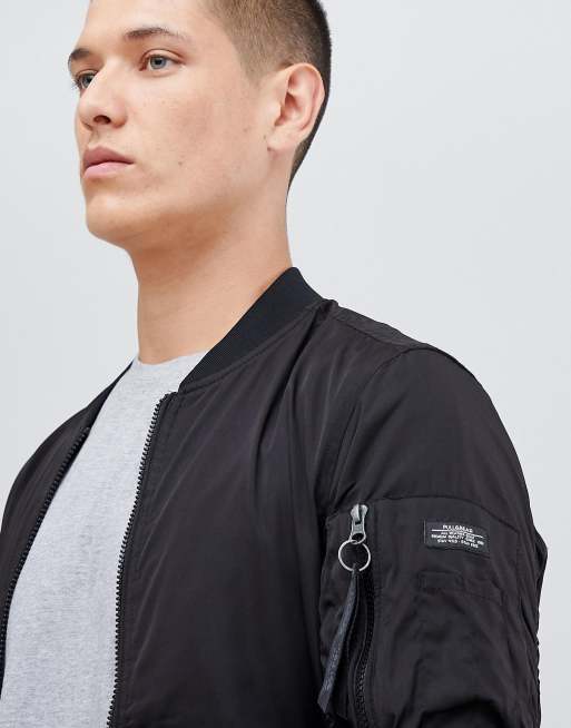 Pull&bear ma1 bomber in sale black