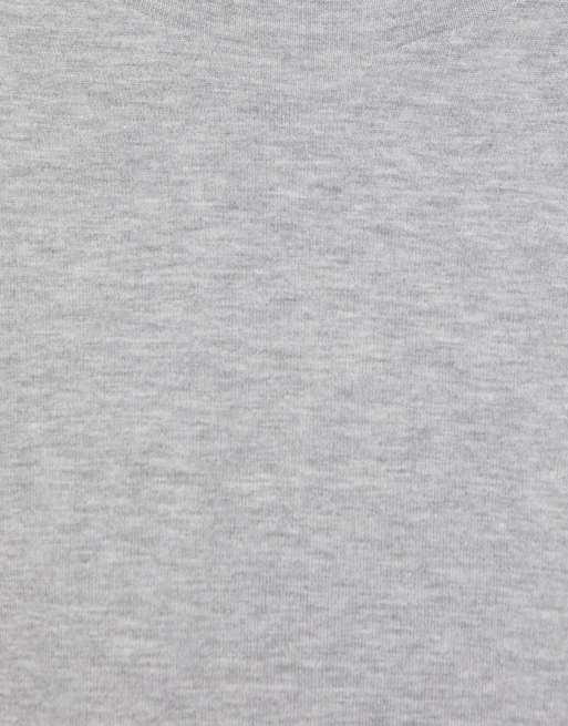 Pull&Bear maglione aderente a maniche corte grigio, 6 di 7