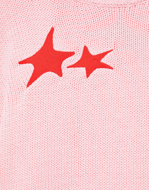Pull&Bear maglione oversize con stella rosa, 5 di 6