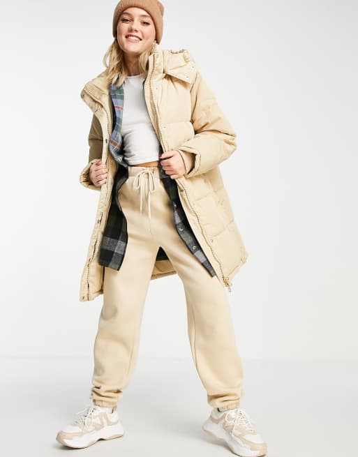 manteau kaki pull and bear