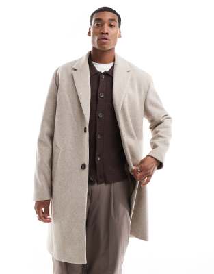 Pull&Bear – Mantel in Beige - view 1