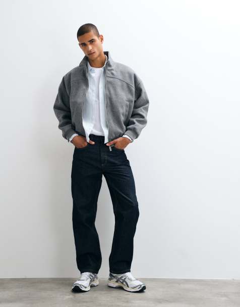 Pull&Bear - Marineblå posede jeans - view 1
