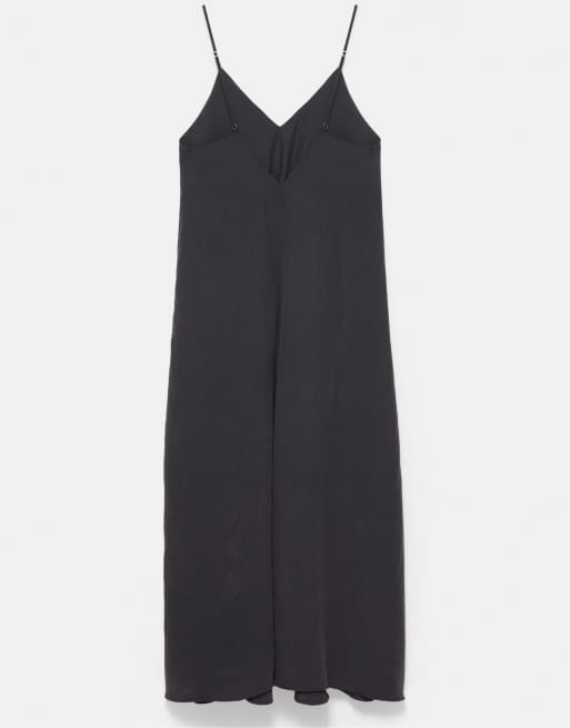 Pull&Bear maxi jurk in grijs, 5 van 5