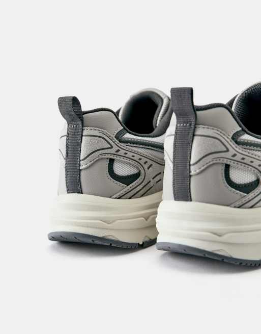 Pull&Bear mehrteilige Sneaker in Grau, 3 von 4