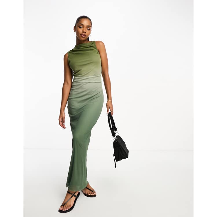 Pull and bear maxi dress sale