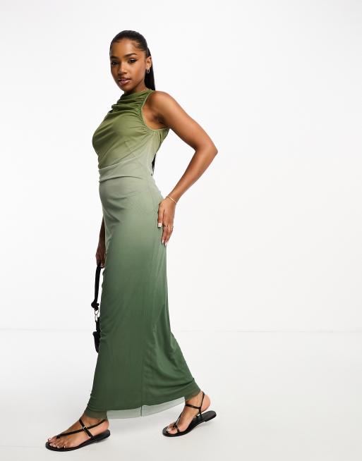 Green 2024 mesh dress