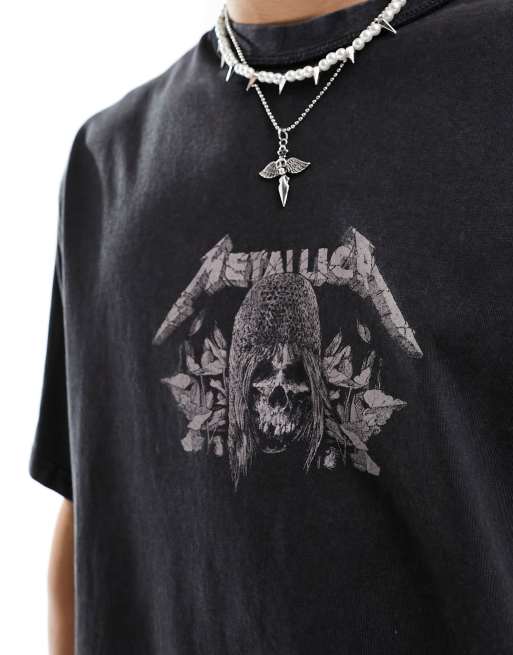 Camiseta metallica pull online and bear