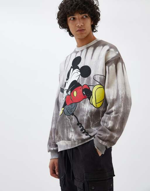 Pull and bear mickey sales mouse sweatshirt