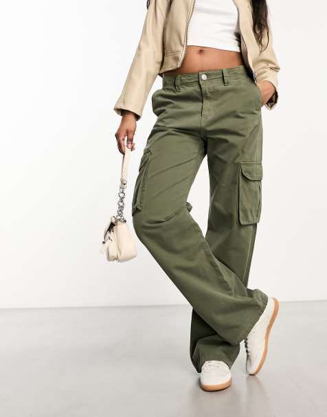 Women s Green Cargo Pants Khaki Combat Pants ASOS