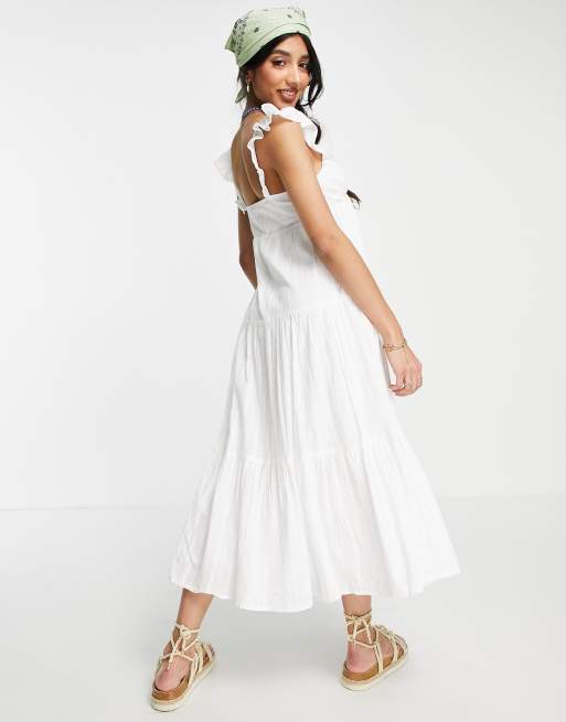 White dress 2025 pull and bear