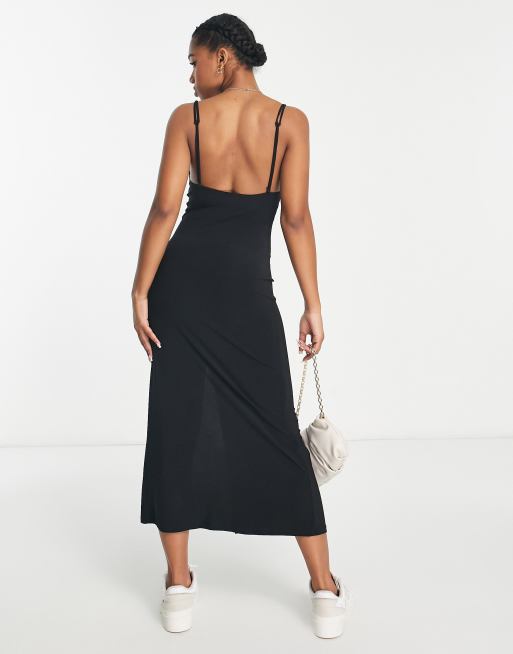 Midi dress outlet pull and bear