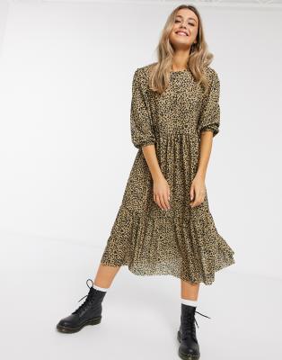 midi smock dress uk