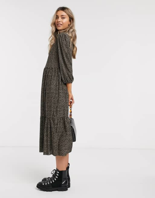 Midi dress pull deals and bear