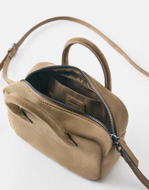 Pull&Bear mini crossbody-taske i camel, 4 af 4
