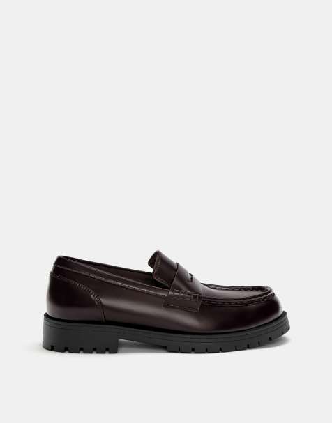 Pull&Bear - Mocassini color granata - view 1