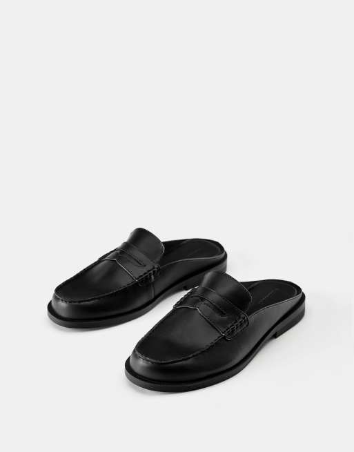 Pull&Bear mocassini slingback neri, 2 di 5