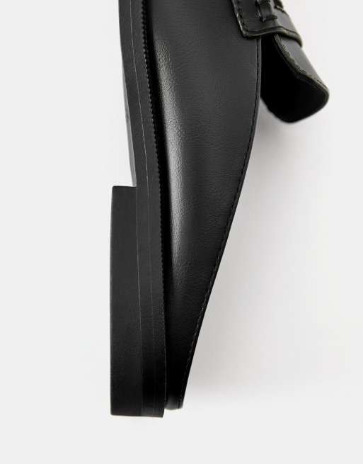 Pull&Bear mocassini slingback neri, 3 di 5