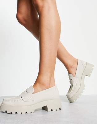 Mocassins à Plateforme Pull & Bear - Pointure 39 (portés 40), Peu Portés, Couleur Noire