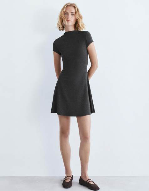 Grey Mini Dresses | Light & Dark Grey Short Dresses | ASOS