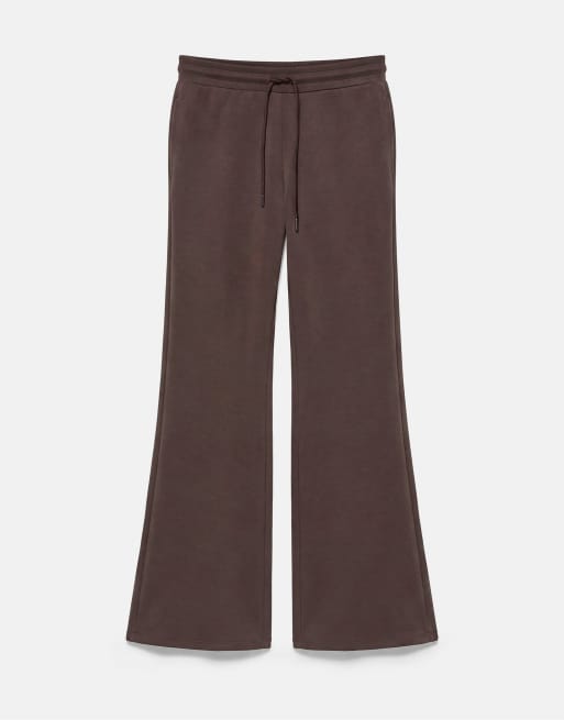 Pull&Bear Modal bukser med svaj i brun, 5 af 7