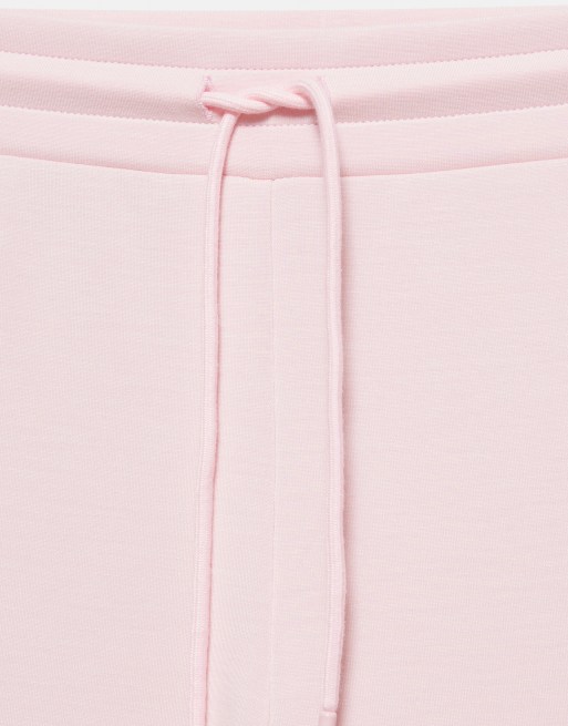 Pull&Bear modal flared broek in roze, 6 van 7