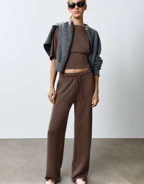 Pull&Bear modal set in brown - view 1