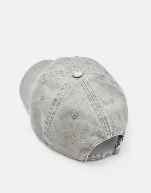 Pull&Bear Montmartre paris geborduurde pet in grijs, 3 van 6