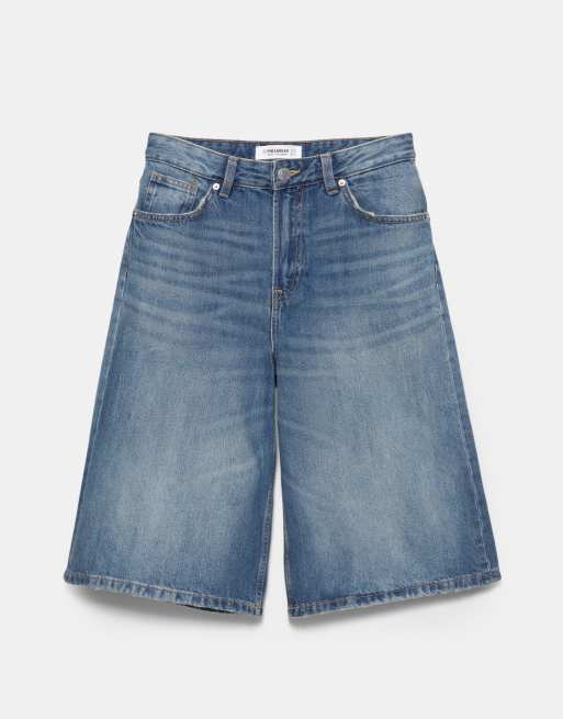 Pull&Bear - Mørkeblå lavtaljede jorts, 6 af 6