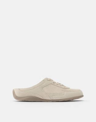 Pull & Bear - Mules-Sneaker in Sandbeige-Bunt