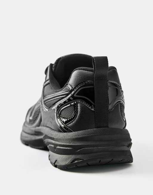 Pull&Bear Multi-piece trainers in black, 4 of 6