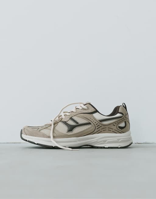 Pull&Bear Multi-piece trainers in ecru, 5 of 6