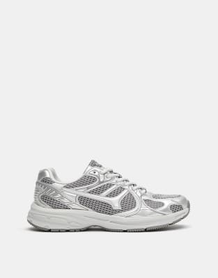 Pull&Bear Multi-piece trainers in silver