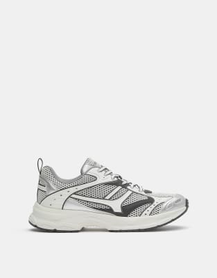 Pull&Bear Multi-piece trainers in silver
