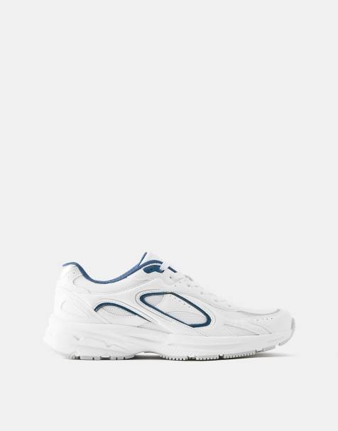 Pull&Bear Multi-piece trainers in white - view 1