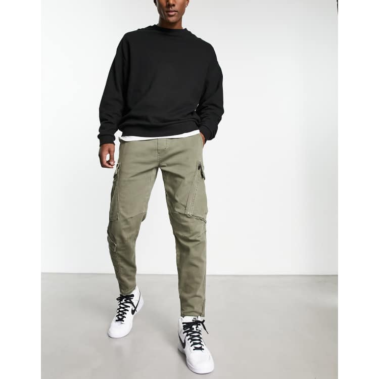 Pantalones cargo pull and bear best sale