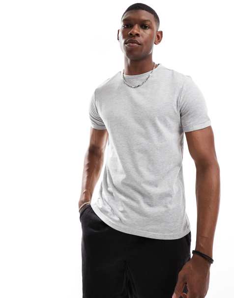 Pull&Bear – Muskelshirt in grau meliert - view 1