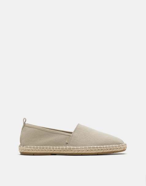 Pull&Bear – Naturvit espadrillos i jute - view 1