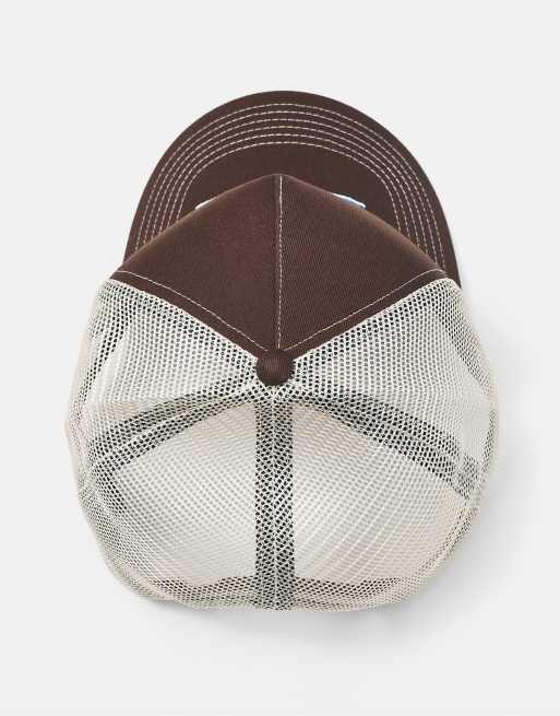 Pull&Bear - New Orleans - Cappellino trucker marrone, 2 di 3