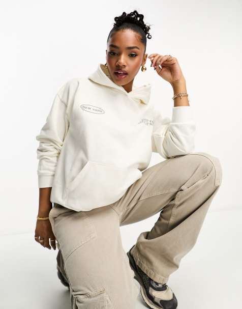 Beige cheap hoodies womens