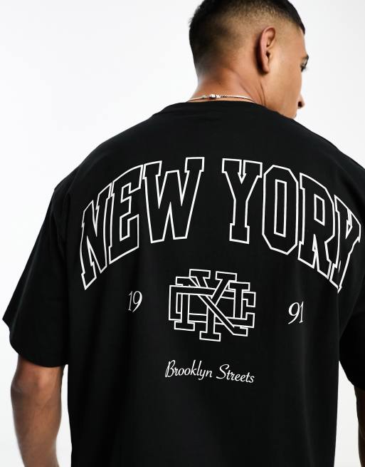 Cotton T-shirt with Yankees™ patch in pink