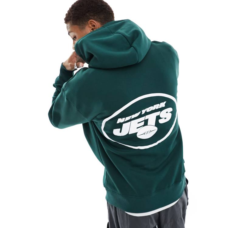 Jets zip hotsell up hooded sweatshirt