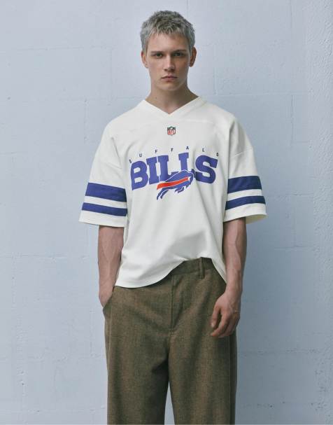 Pull&Bear - NFL bills - Råhvid T-shirt - view 1