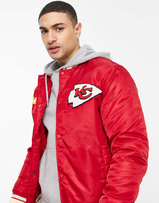 NFL Men's Bomber Jacket - Red - L