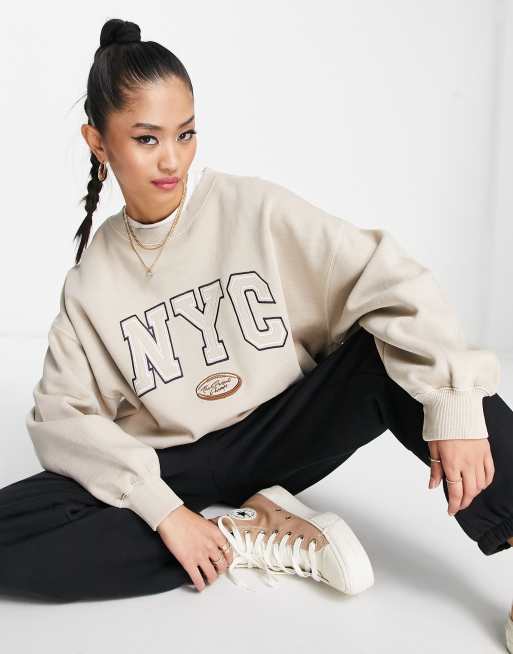 Pull and bear oversized sweatshirt new arrivals