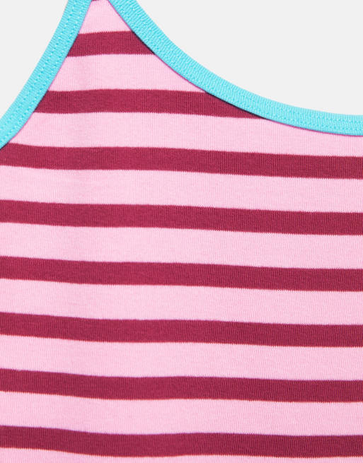 Pull&Bear – Oberteil in Rosa mit schmalen Trägern, 7 von 7