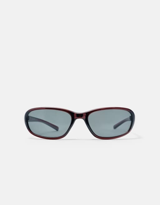 Pull&Bear - Occhiali da sole arrotondati marroni, 3 di 5