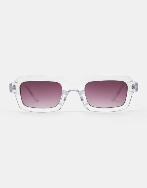 Pull&Bear - Occhiali da sole multicolore in resina trasparente