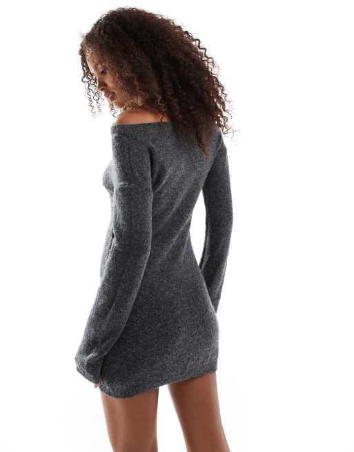 Knit Dress Pull And Bear Jumper Dress Pull&Bear Knitted Roll Neck