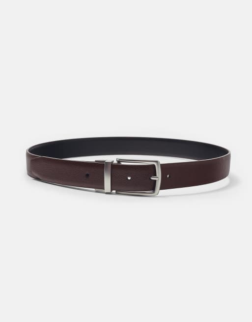 Pull&Bear - Omkeerbare riem met leereffect in meerdere kleuren, 2 van 3