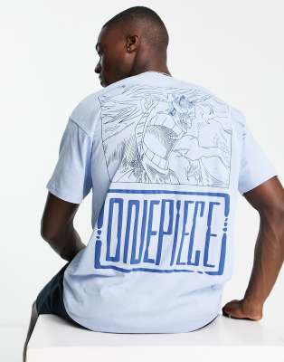 pull and bear blue shirt